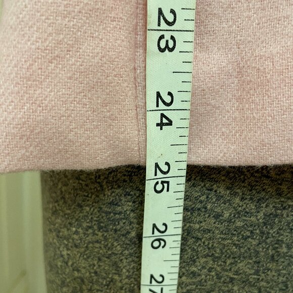 VTG PINK WOOL FULLY LINED JACKET, SIZE 12, ZIPPER FRONT. SAVANNAH BRAND - Picture 11 of 11